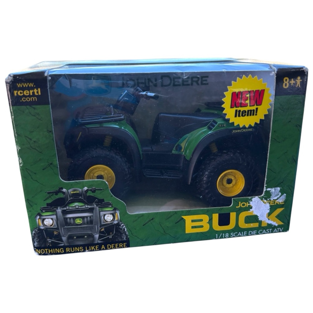 2004 ERTL 1:18 Scale John Deere "Buck" ATV 4-Wheeler Quad
